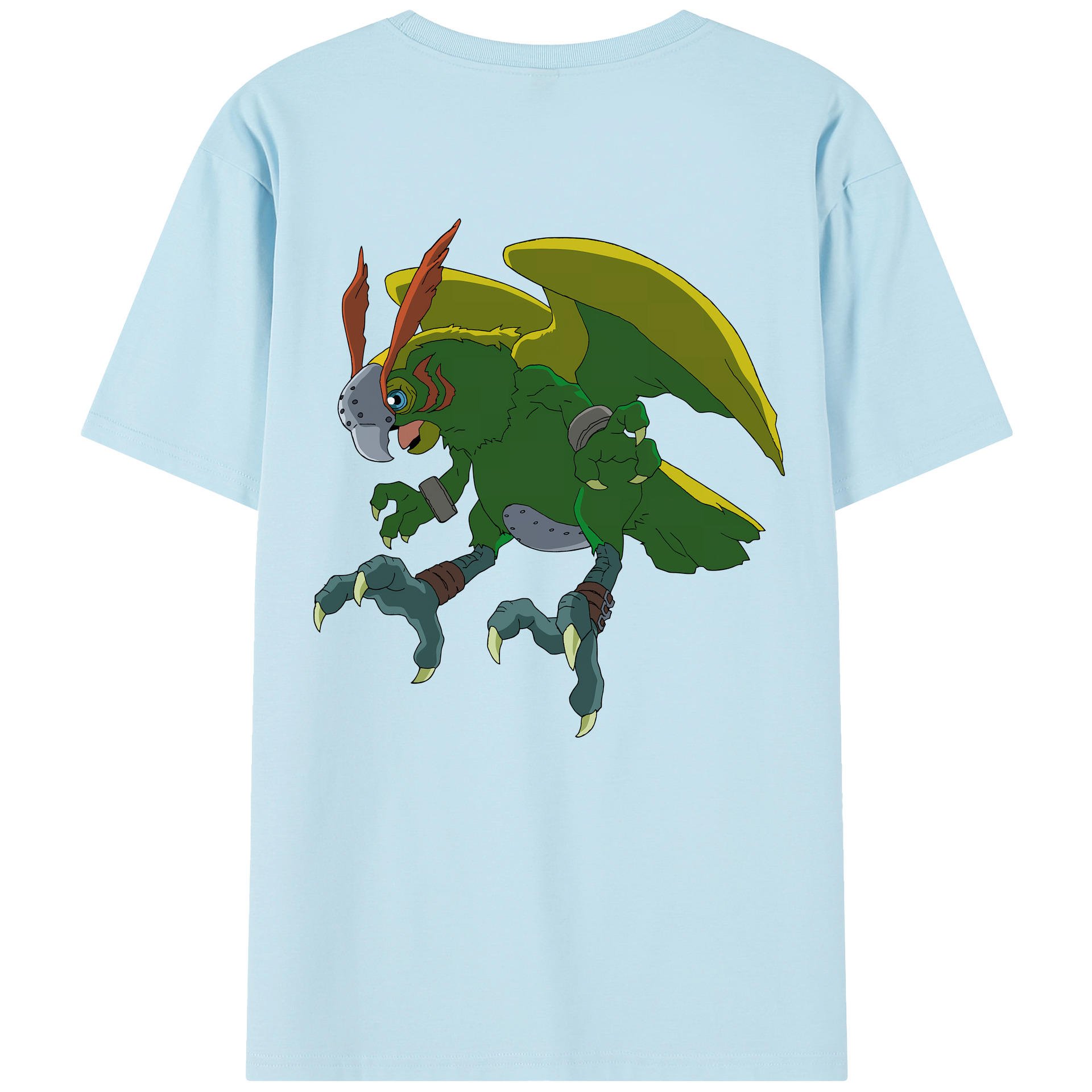 （画像用） Digimon デジタルモンスター/デジモン 綿100％半袖Tシャツ（背面プリント）